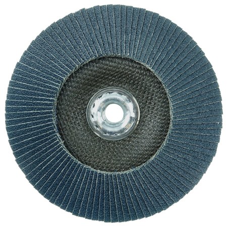 Weiler 6" Tiger Disc Abrasive Flap Disc, Conical (TY29), 60Z, 5/8"-11 UNC 50660